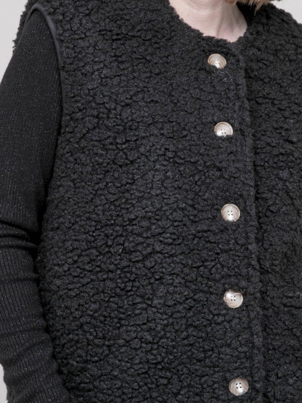 Gilet sans manche sherpa...