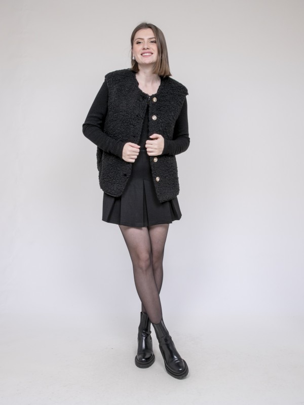 Gilet sans manche sherpa...