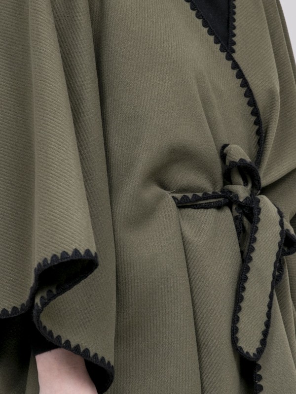 Veste cape ULILA - Kaki