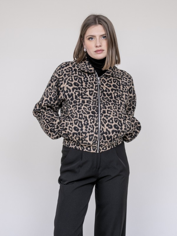 Veste courte imprimé...