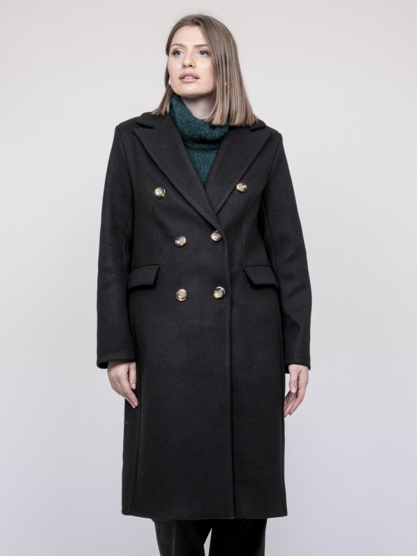 Manteau long UMBRIEL - Noir