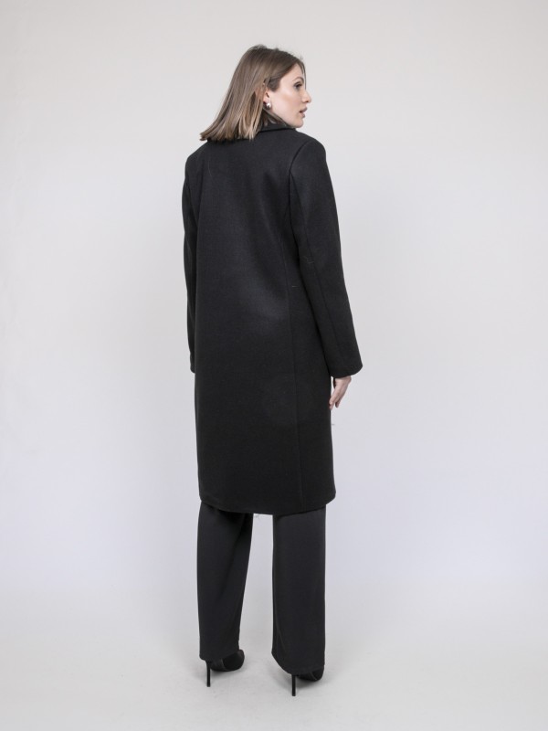 Manteau long UMBRIEL - Noir