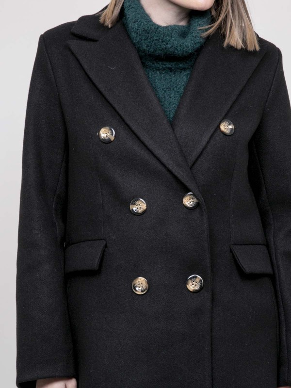 Manteau long UMBRIEL - Noir