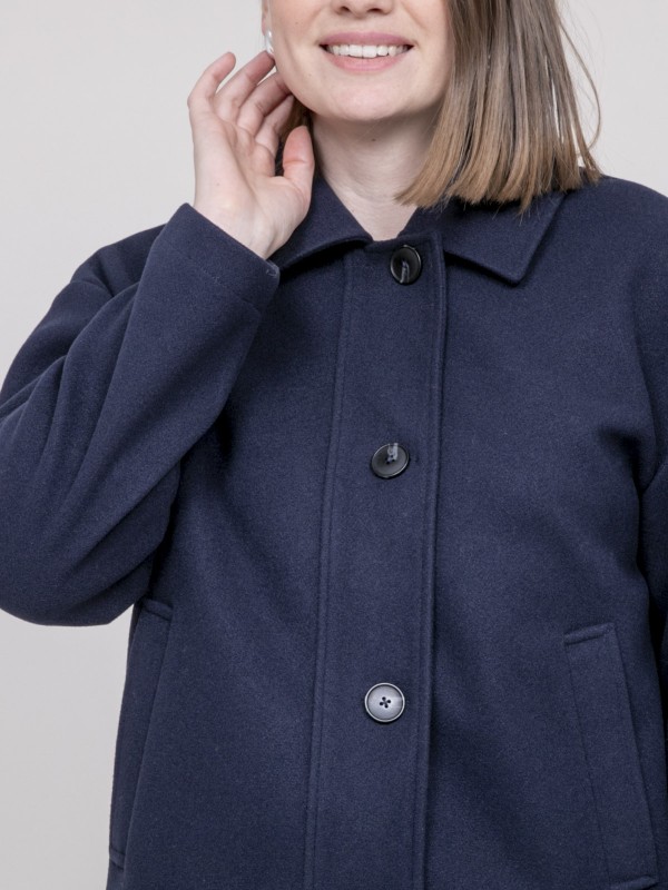 Veste courte effet laine...