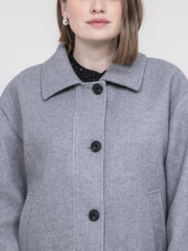 Veste courte effet laine...