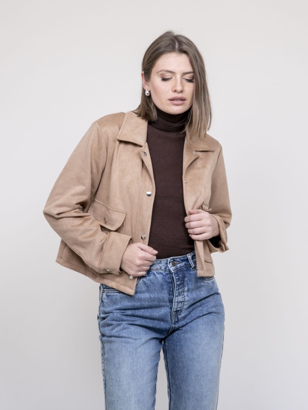 Veste en suedine UPERLA -...