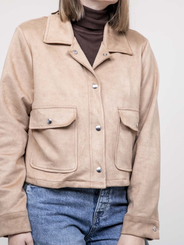 Veste en suedine UPERLA -...