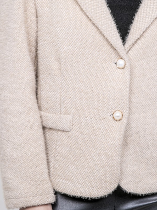 Blazer texturé URTA - Beige