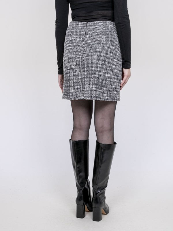 Jupe courte texturée...