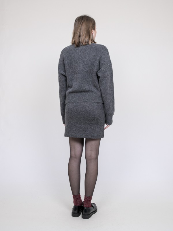 Jupe courte en maille...