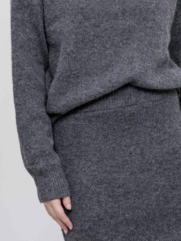 Jupe courte en maille...