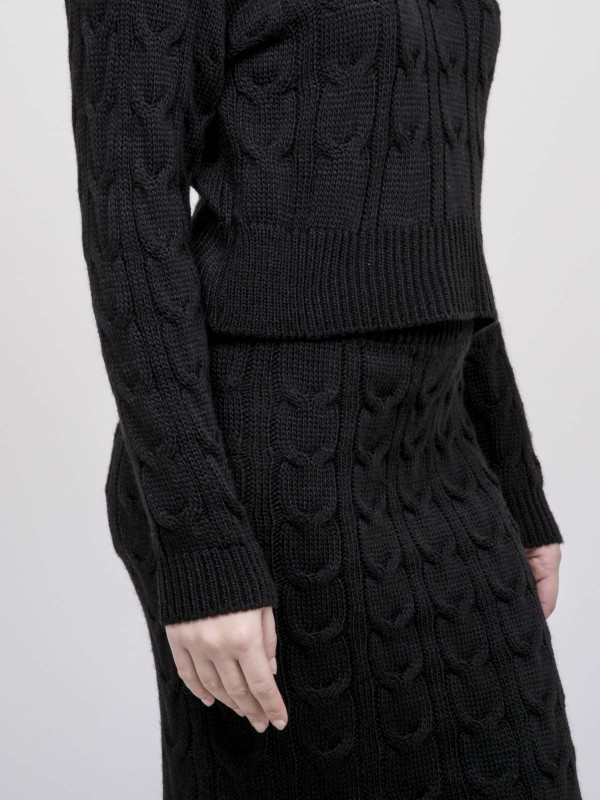 Ensemble en maille pull +...