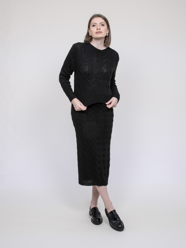 Ensemble en maille pull +...