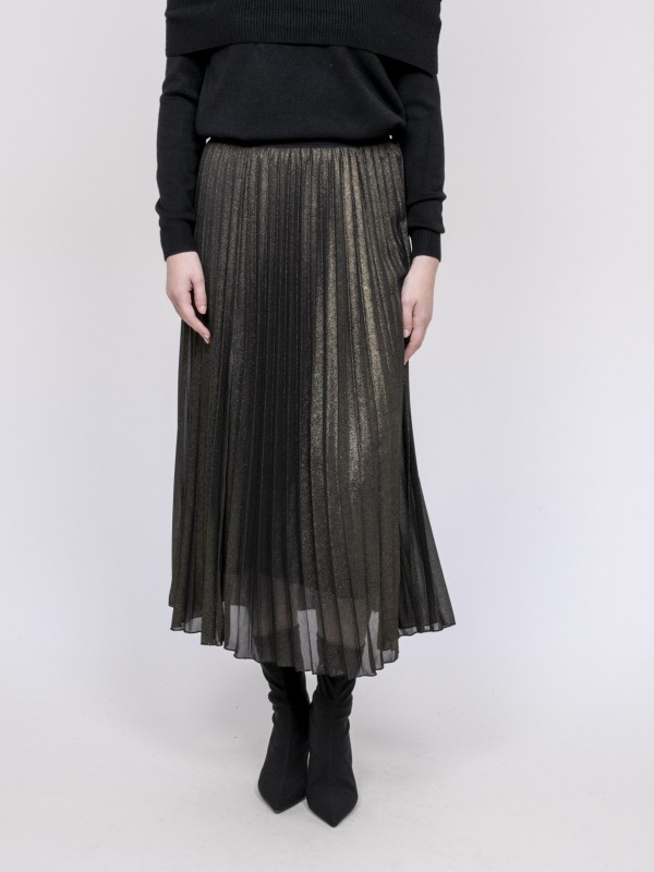 Jupe longue plissée XIAMARA...