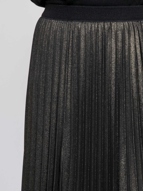 Jupe longue plissée XIAMARA...