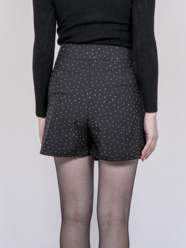 Jupe short à strass XILENA...