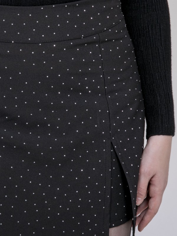 Jupe short à strass XILENA...