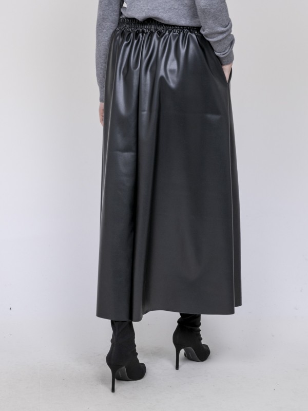 Jupe longue plissée en...