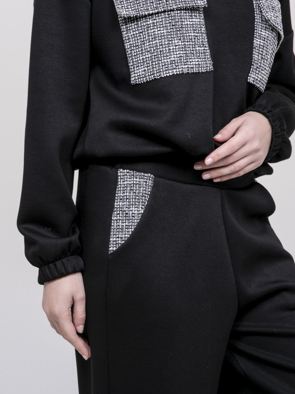 Sweat détails tweed YSEULT...