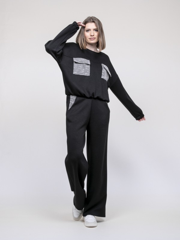 Sweat détails tweed YSEULT...