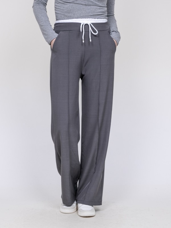 Pantalon double ceinture...