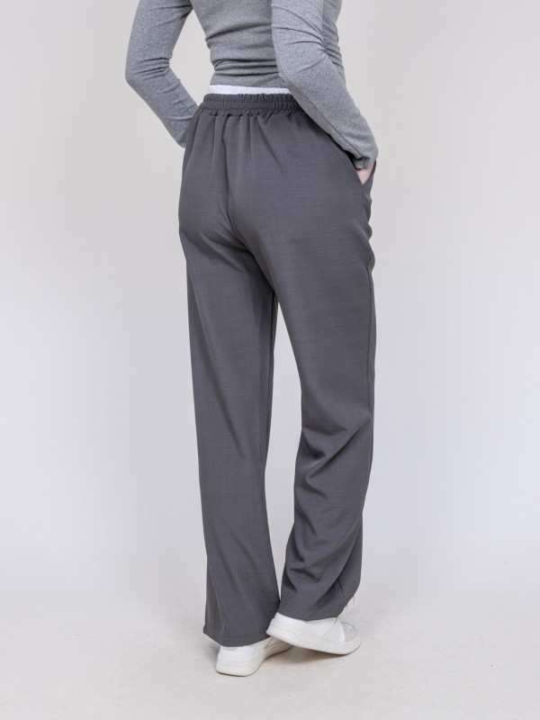 Pantalon double ceinture...