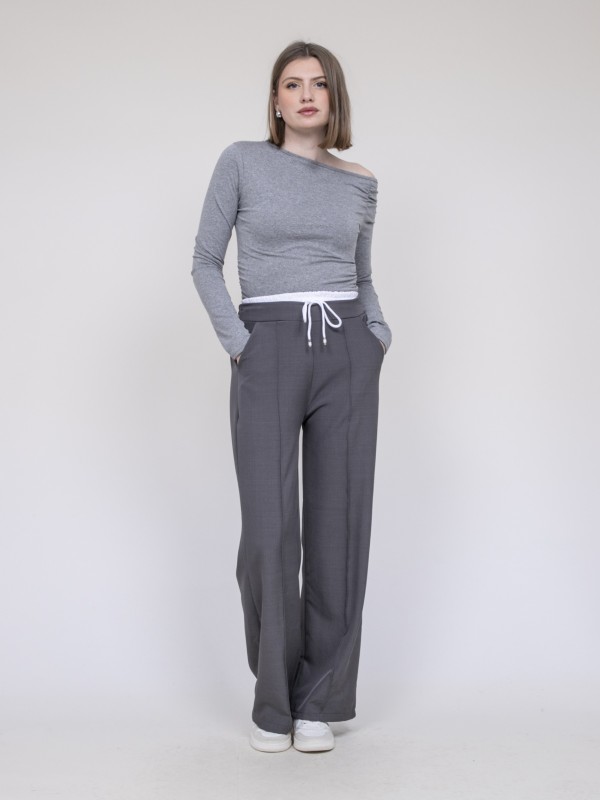 Pantalon double ceinture...