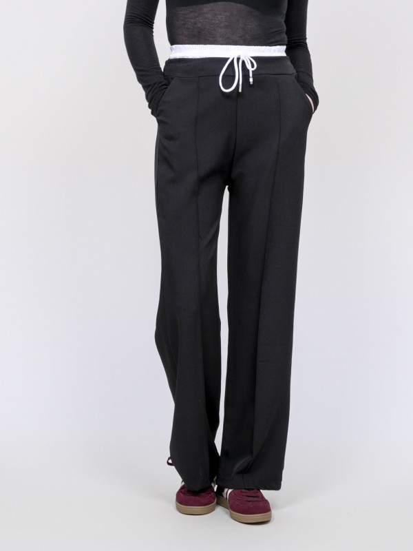 Pantalon double ceinture...