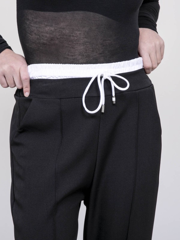 Pantalon double ceinture...