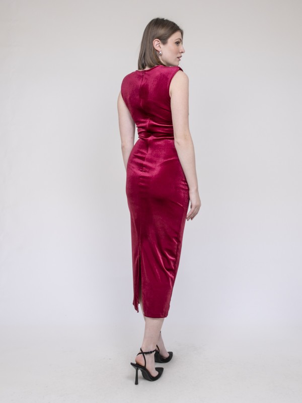 Robe longue velours ICASSIE...