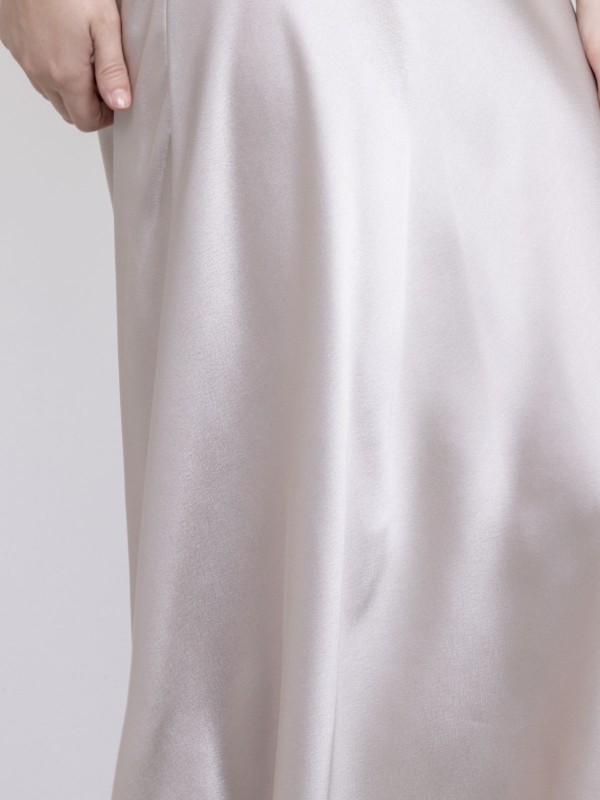 Jupe longue en satin XALPA...