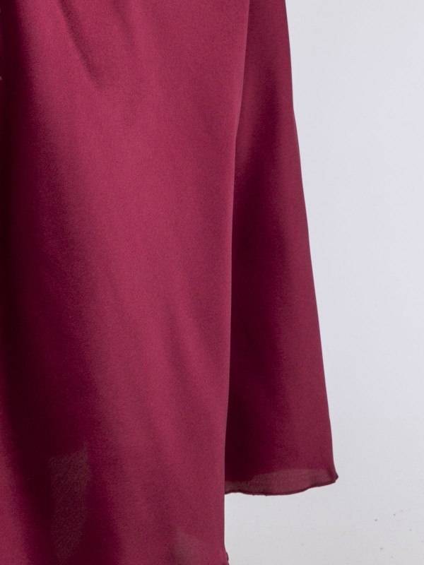 Jupe longue en satin XALPA...