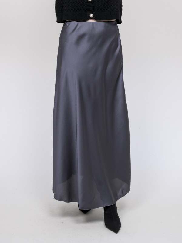 Jupe longue en satin XALPA...