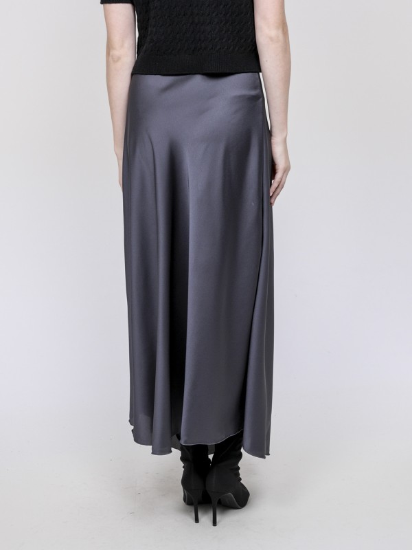 Jupe longue en satin XALPA...