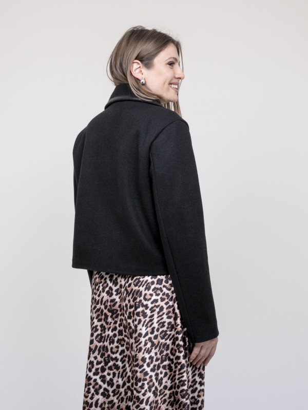 Blouson avec détails simili...