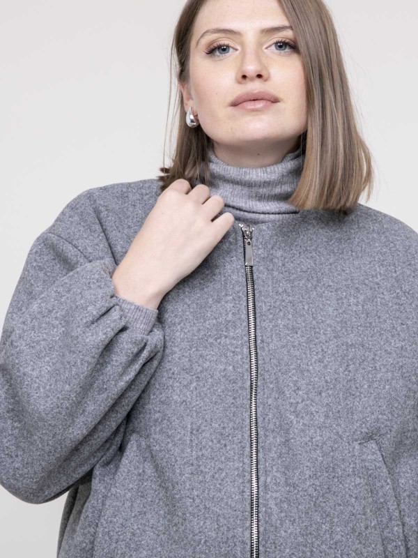 Veste bombers UBELIA - Gris