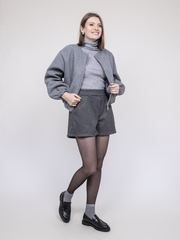 Veste bombers UBELIA - Gris