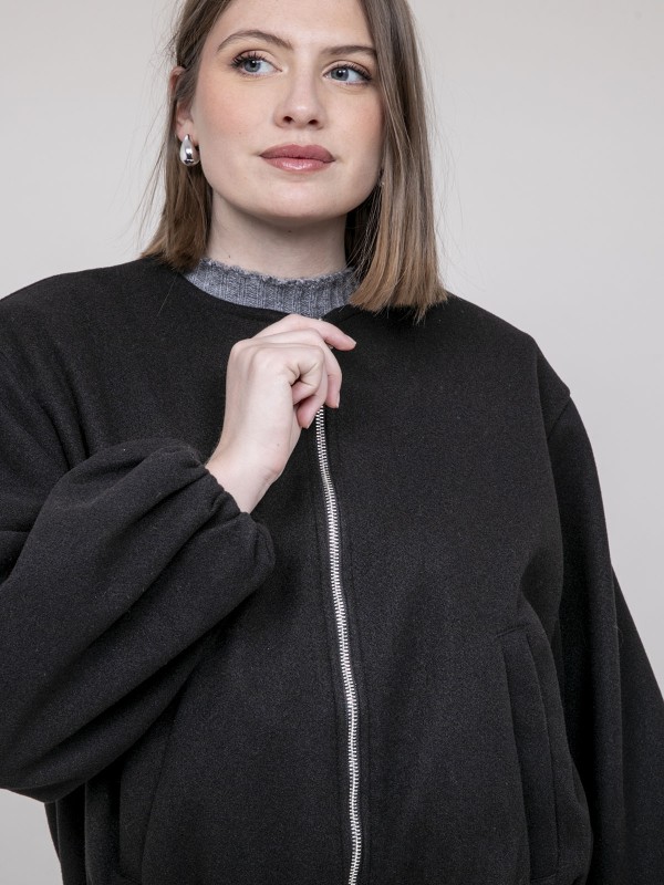 Veste bombers UBELIA - Noir