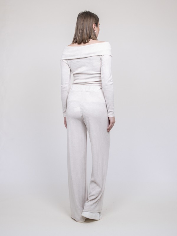 Ensemble pantalon côtelé...