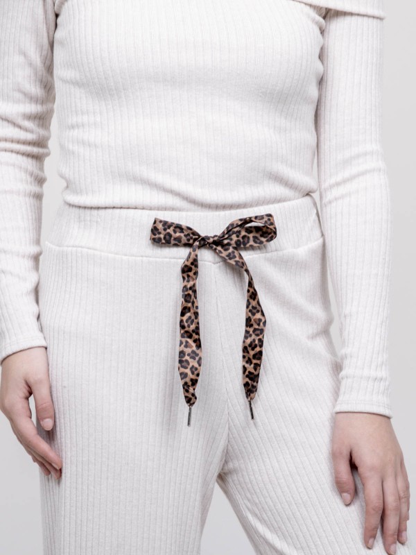 Ensemble pantalon côtelé...