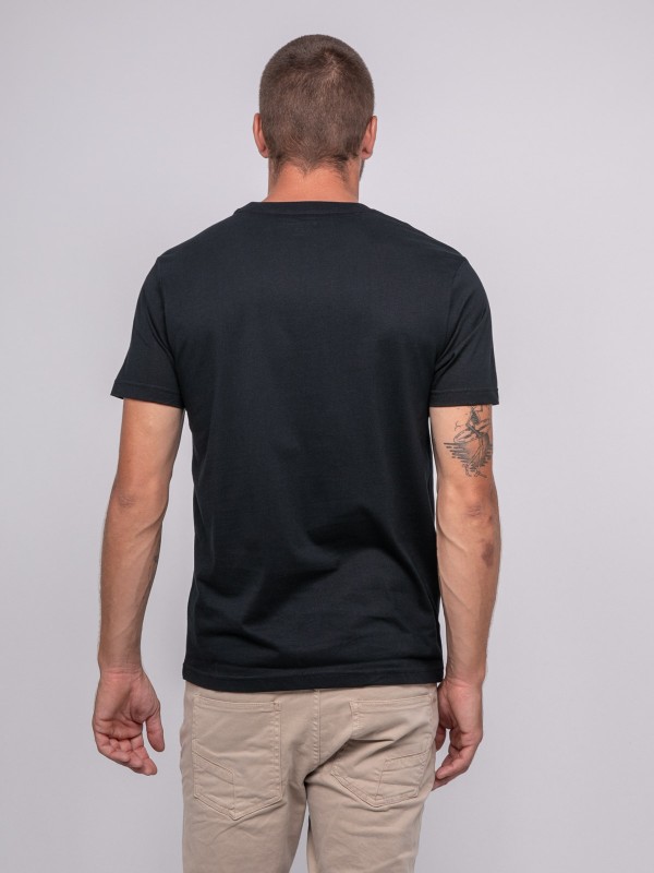 T-shirt pur coton à motif...