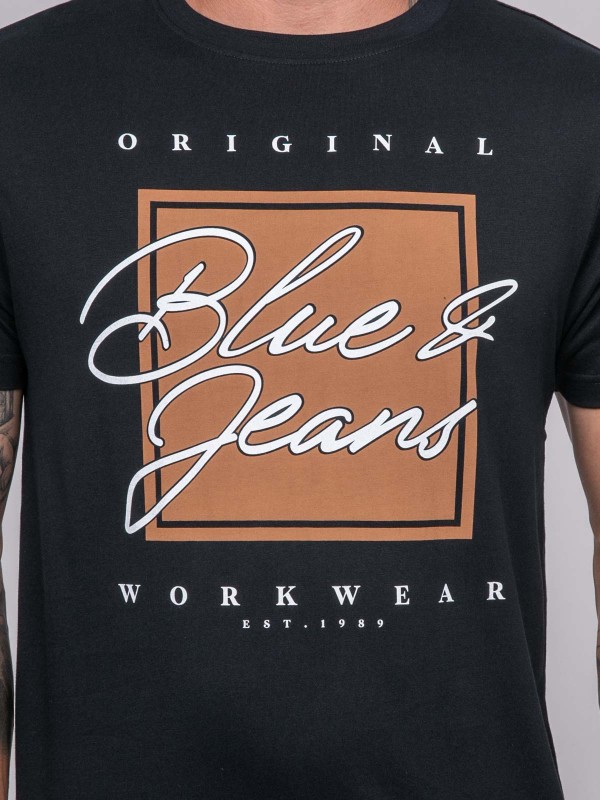 T-shirt pur coton à motif...