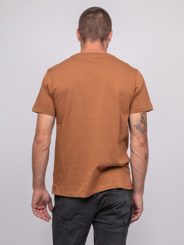 T-shirt pur coton à motif...