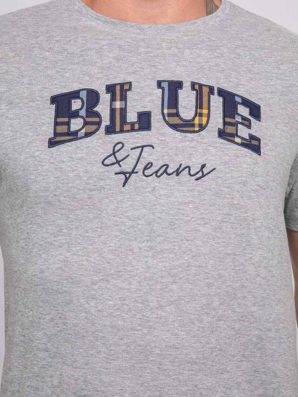 T-shirt pur coton à motif...