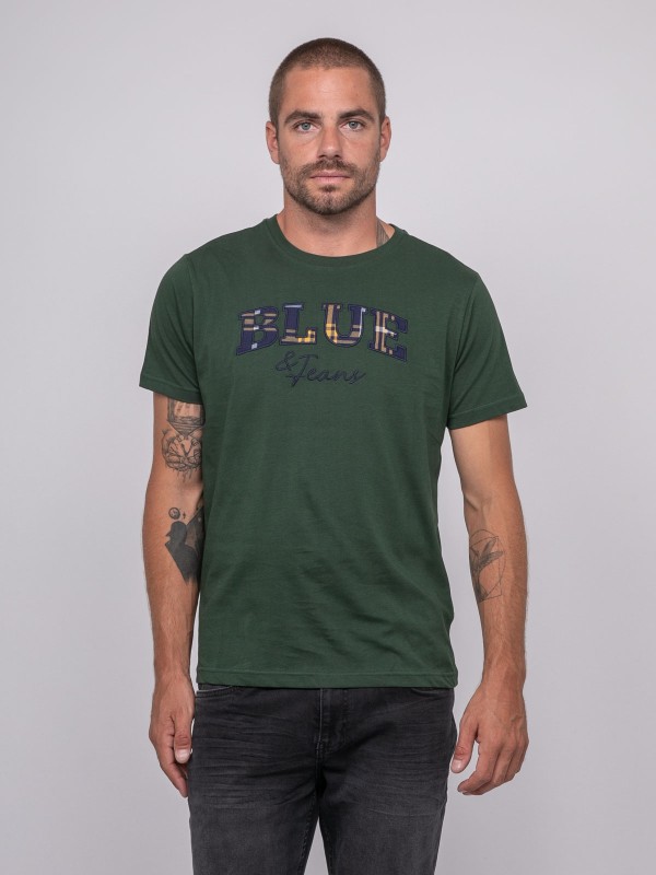 T-shirt pur coton à motif...