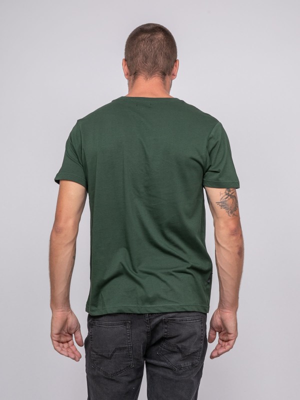 T-shirt pur coton à motif...