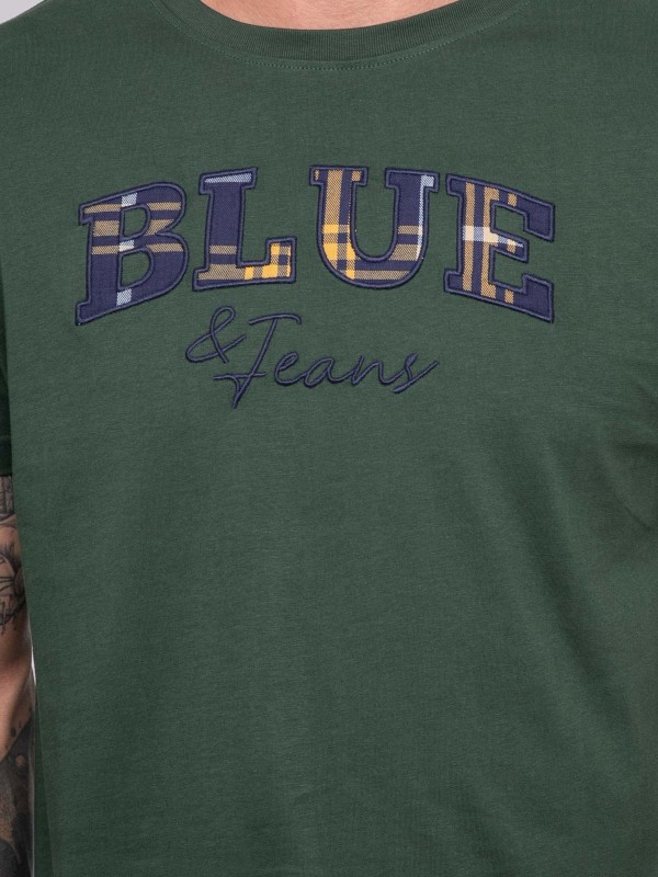 T-shirt pur coton à motif...