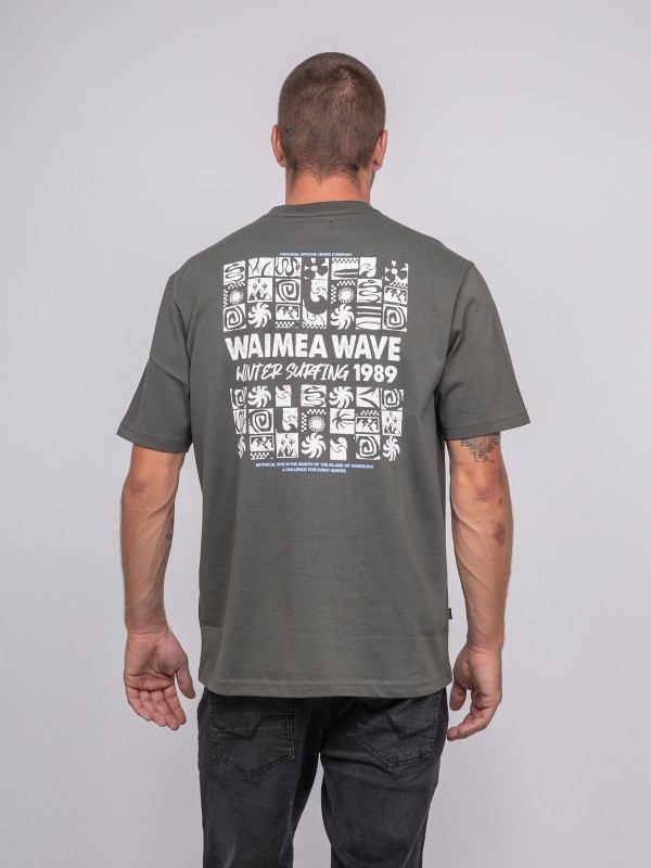 T-shirt pur coton à motif...