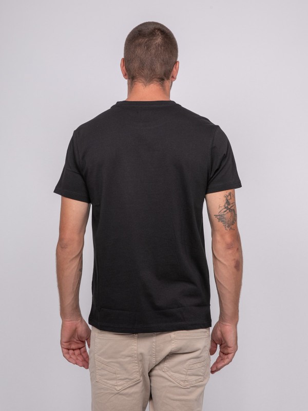 T-shirt pur coton à motif...