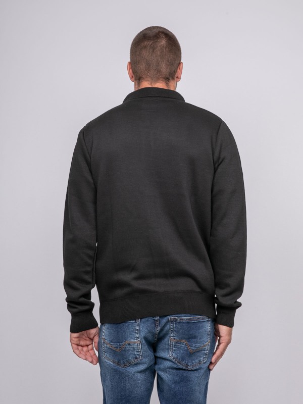 Cardigan col polo  boutonné...